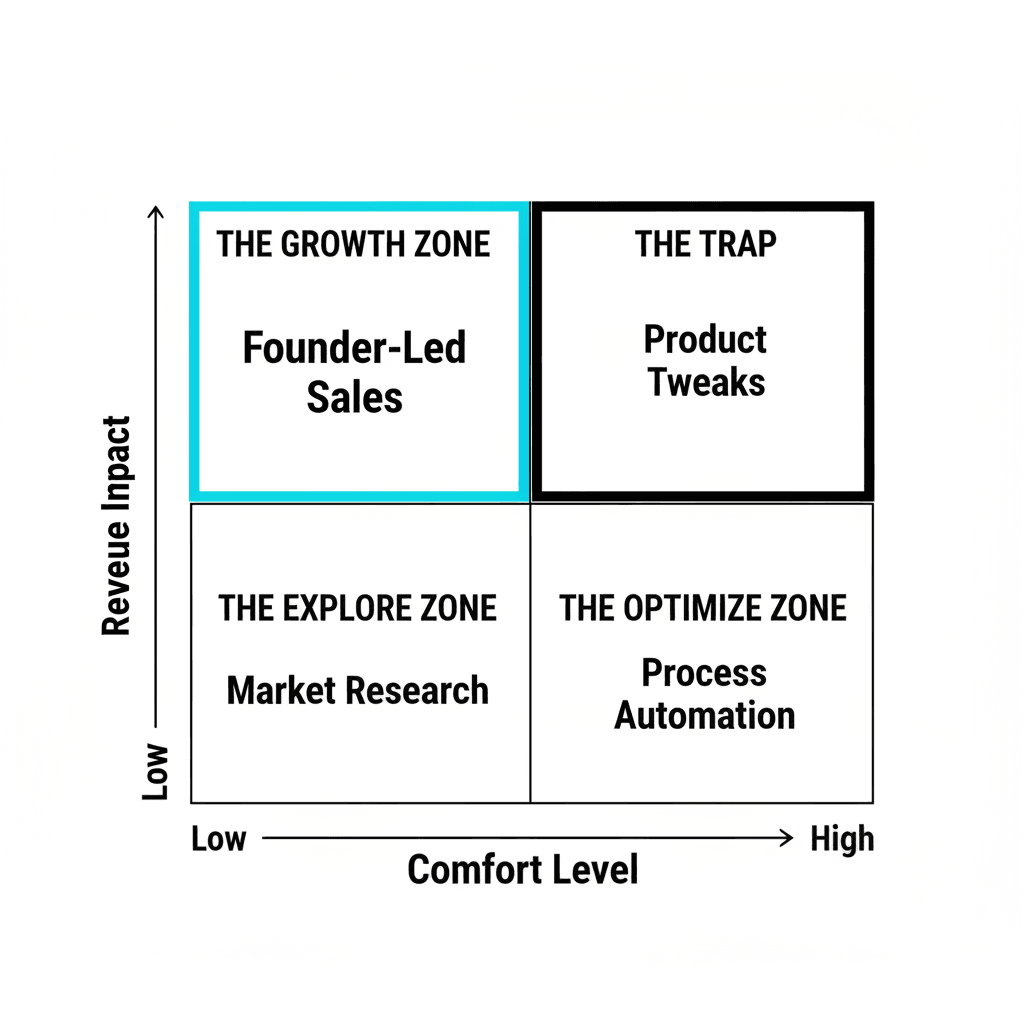 Founded Led Sales Vs Comfort Zone